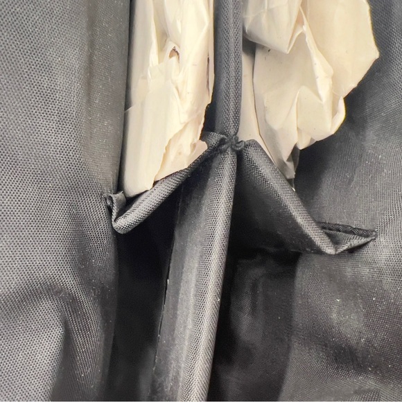 Butler Bag by Jen Groover Black Crocodile-Embossed Top Handle Shoulder Bag NWOT - Picture 4 of 9